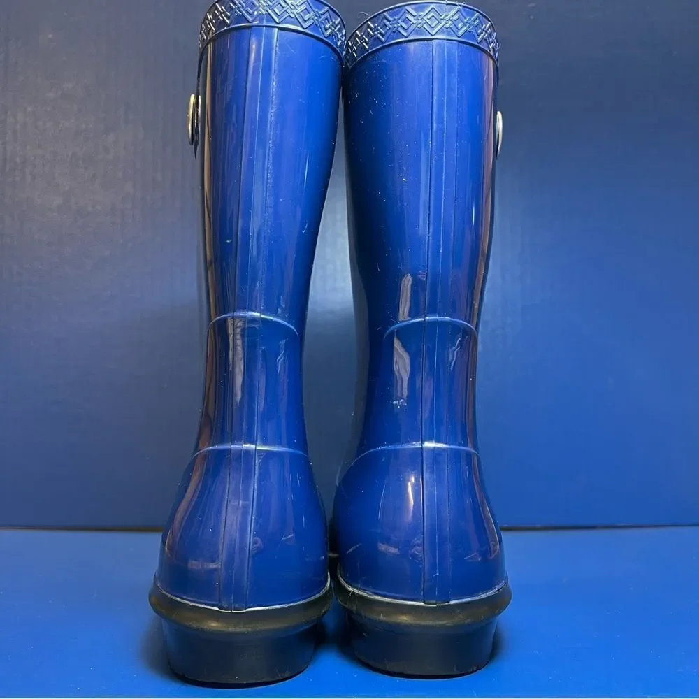 UGG Sienna Womens Rain Boots Blue Jay Rubber Boots 9‎ 1014452